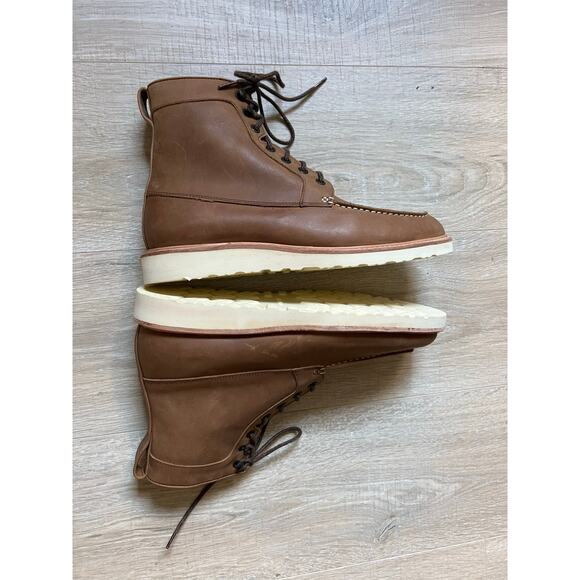 NEW Nisolo All Weather Mateo Boot Tobacco Leather - Picture 4 of 9